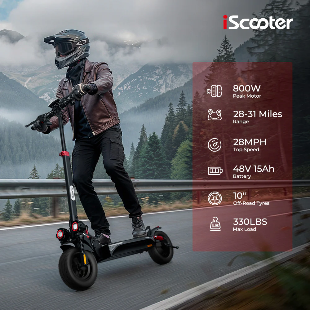 iScooter iX4/iX5 Off Road Electric Scooter with APP Control - Image 9